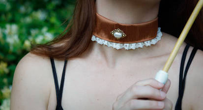 copper silk choker