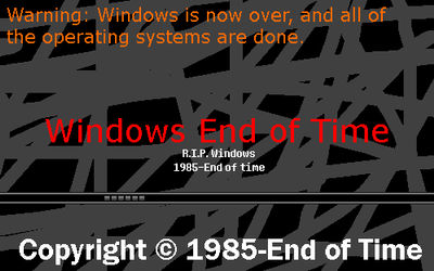 Windows End of Time by Luckyhykonupdate on DeviantArt