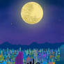 Under the moon