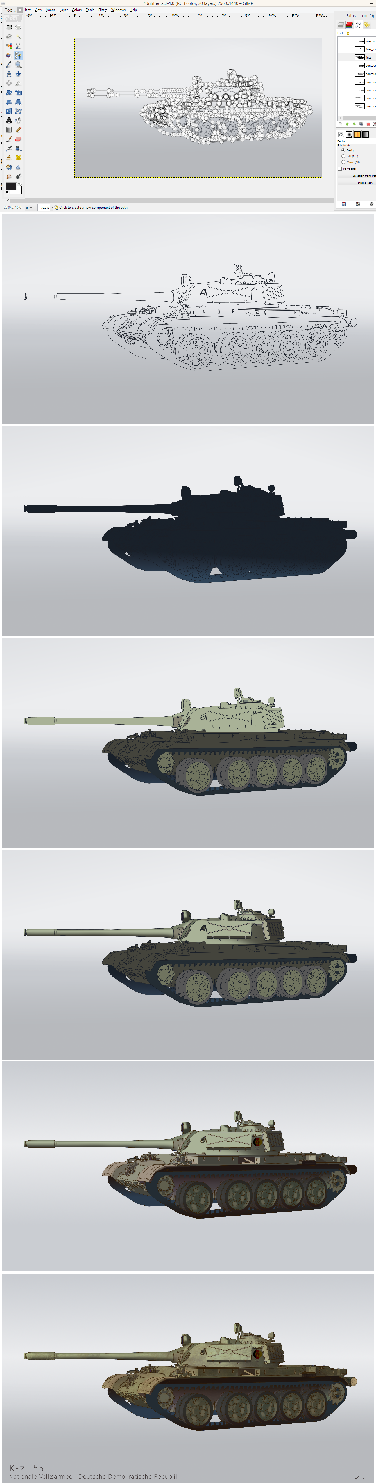 T55 Drawing Drawing a T-55A (KPz T55) by laifs on DeviantArt