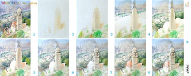 GOA A Kotor - Watercolor tutorial