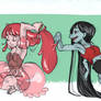 Marceline and princess bubblegum