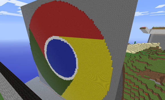 Google Chrome icon 8-bit