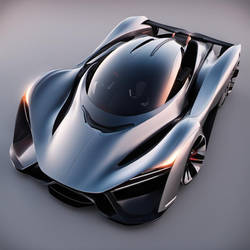 Futuristic 4000s Hypercar 3