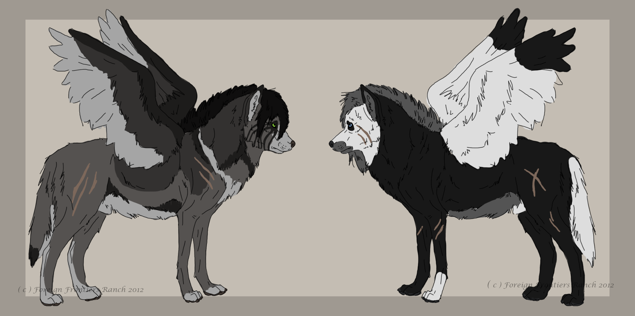 Winged wolf - auction 1 [OPEN]