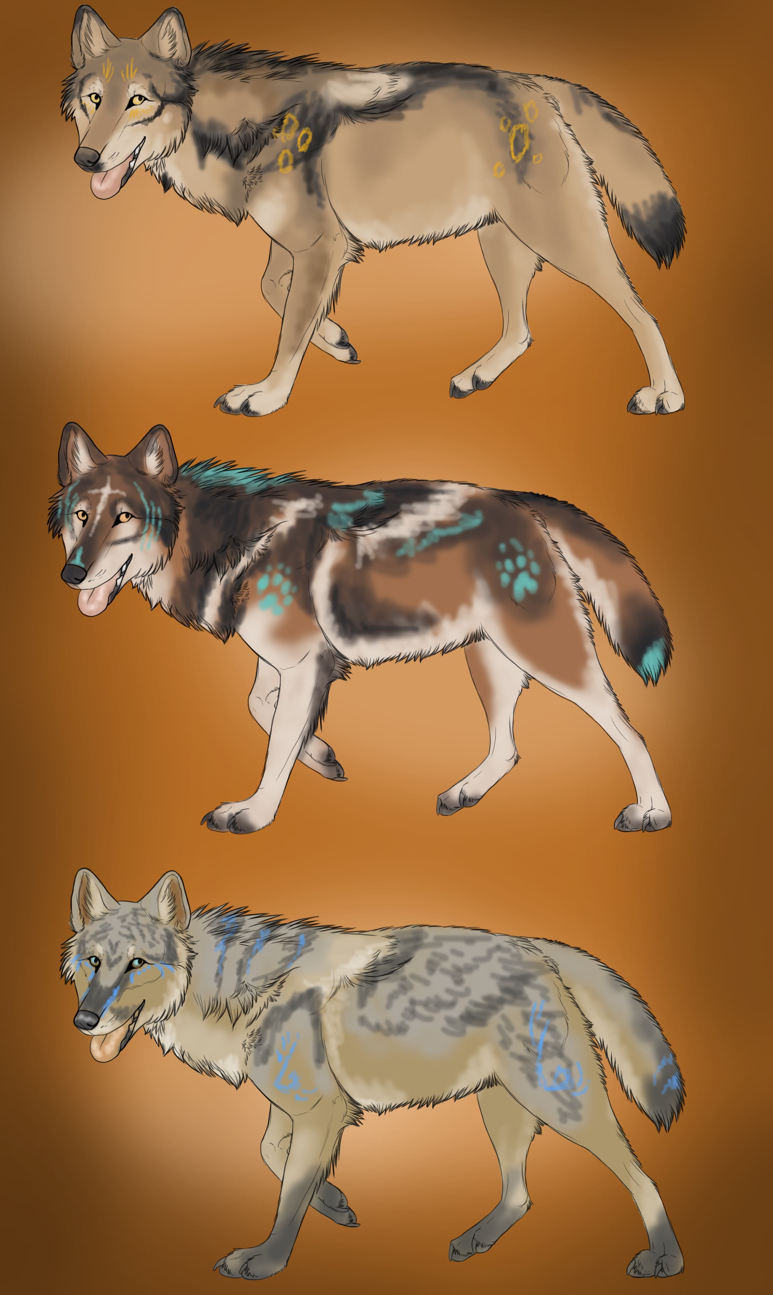 Tribal coyotes auction - CLOSED