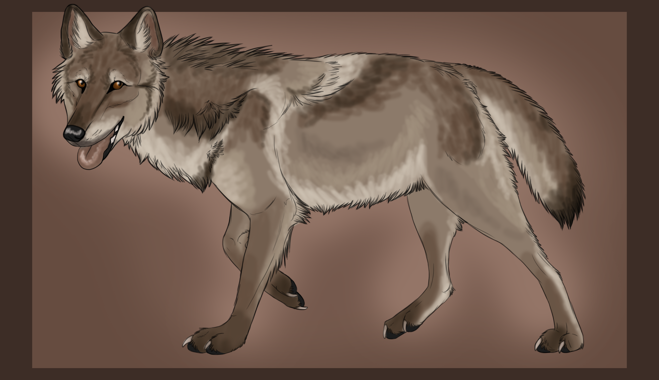 Natural wolf auction 1 - CLOSED