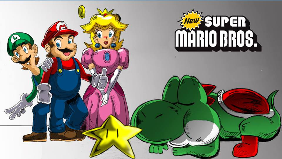 Mario and crew by Raineylamont on DeviantArt