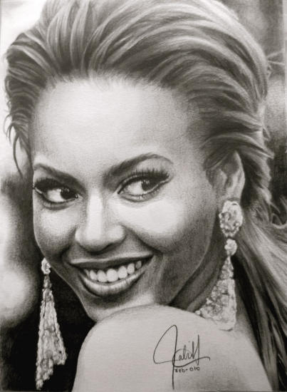 Beyonce Portrait by ParaguayDraw on DeviantArt