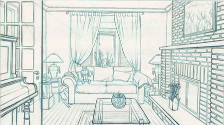 Room line drawing 1