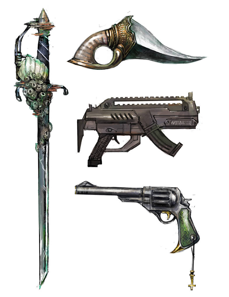 Subtle Weapon Design Weapon Designs by REMichalak on DeviantArt