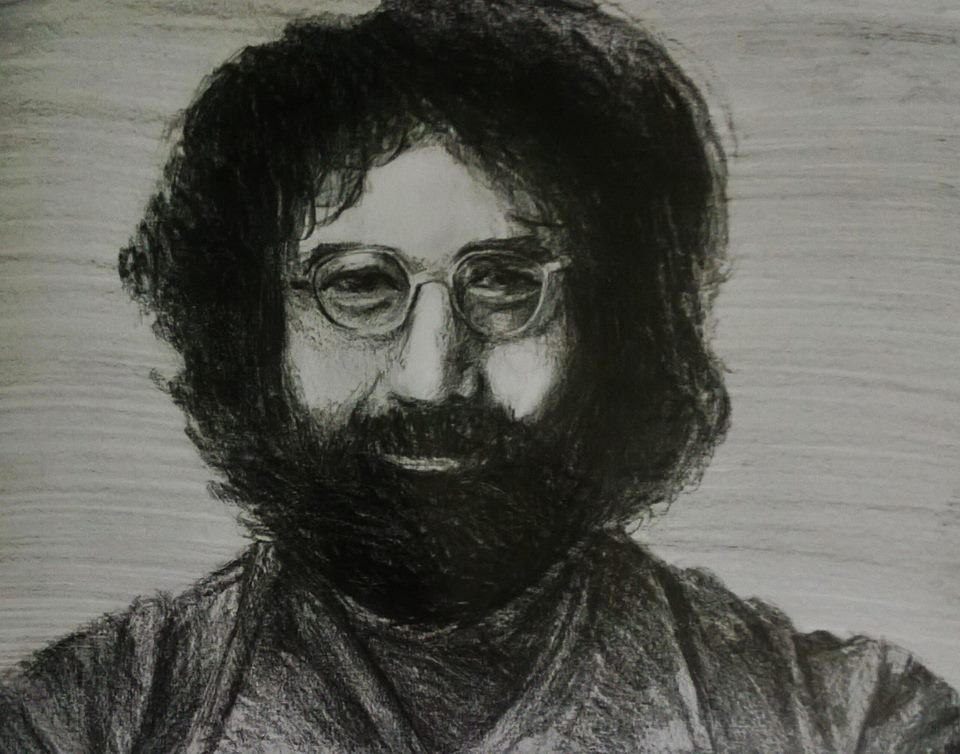 Jerry Garcia drawing by juliejjuulliiee on DeviantArt
