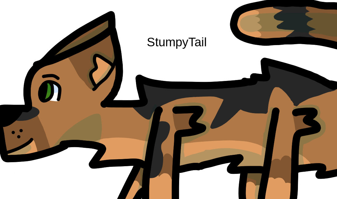 Redesigning Warrior Cats #1: StumpyTail! by RubMar736 on DeviantArt
