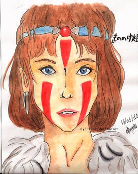 Mononoke princess portrait