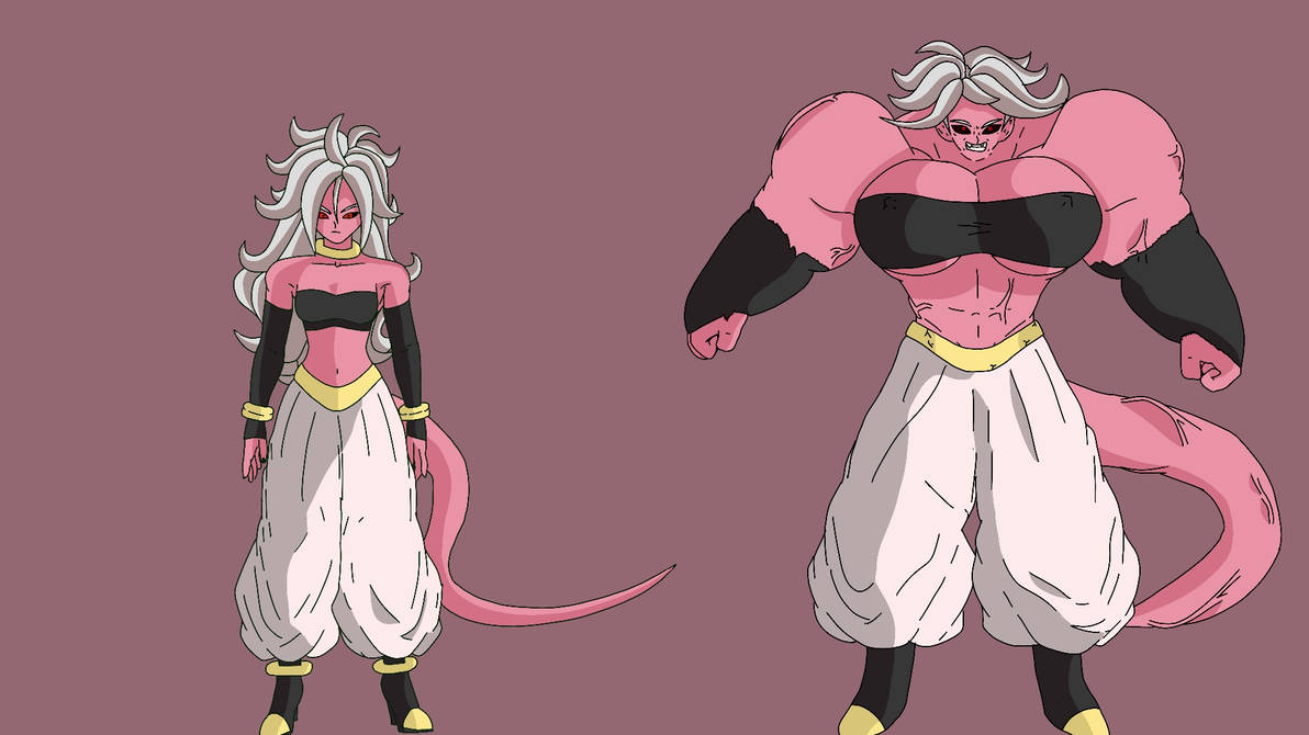 Android 21 Form Comparison by Vaulter297 on DeviantArt