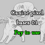 P2U Animated canine pixel bases 01