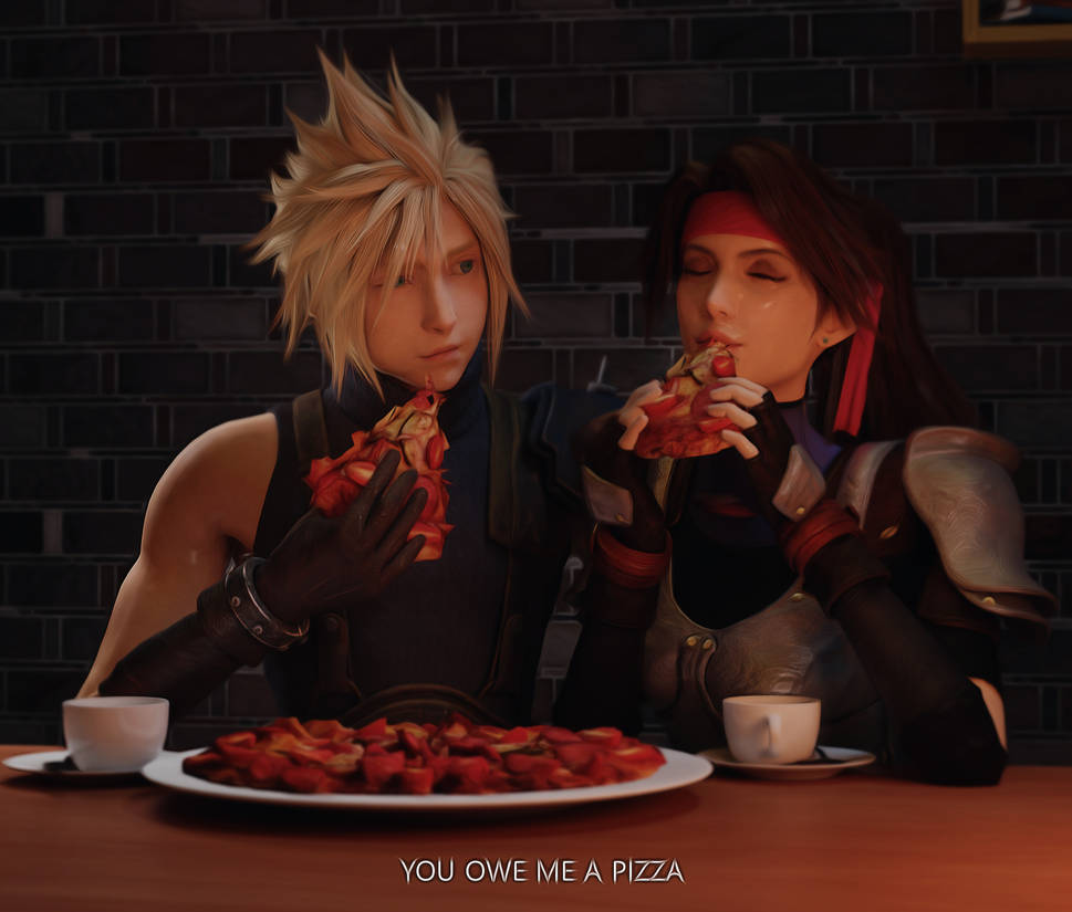 Cloud and Jessie by Thuykt01 on DeviantArt