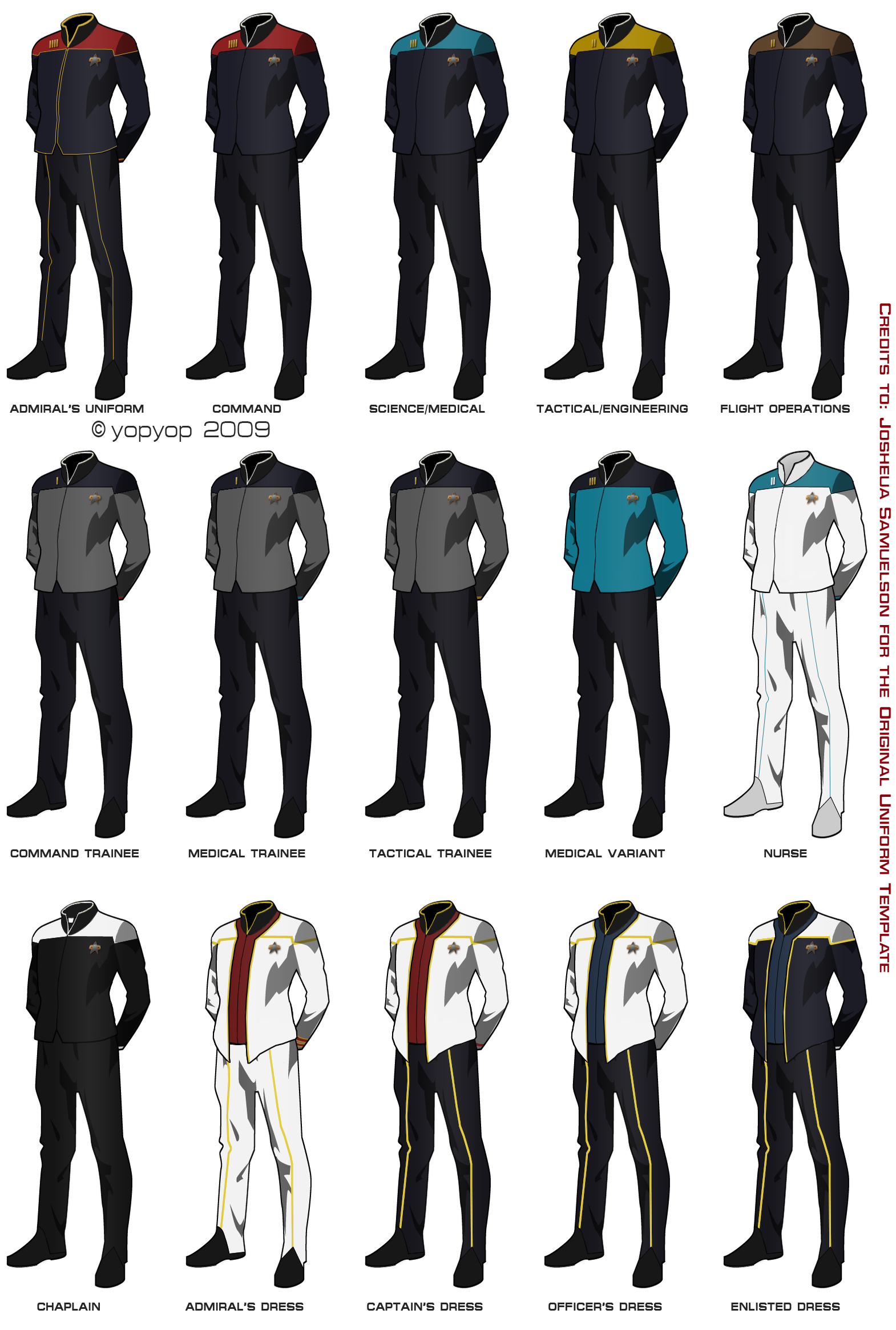 ST:O - Uniforms progress