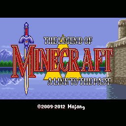 Legend of Minecraft Title Screen