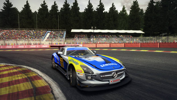 Vodafone Team Livery for Mercedes Benz SLS AMG GT3