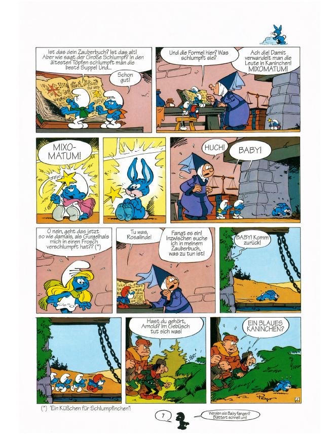 Smurfs and the blue rabbit page 4 by Florin25082008 on DeviantArt