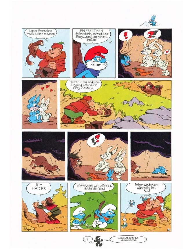 Smurfs and the blue rabbit page 6 by Florin25082008 on DeviantArt