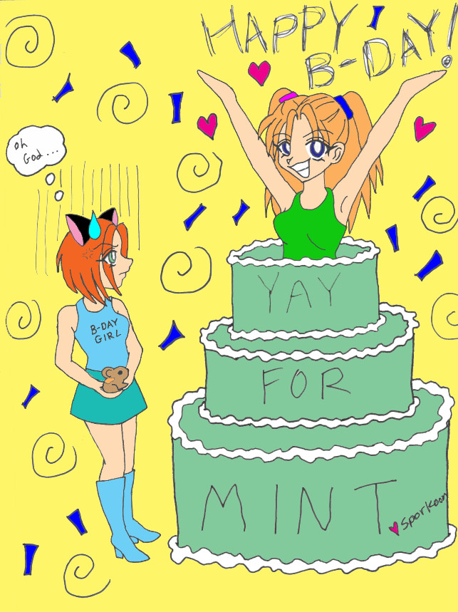 VERY late bday pic for mint