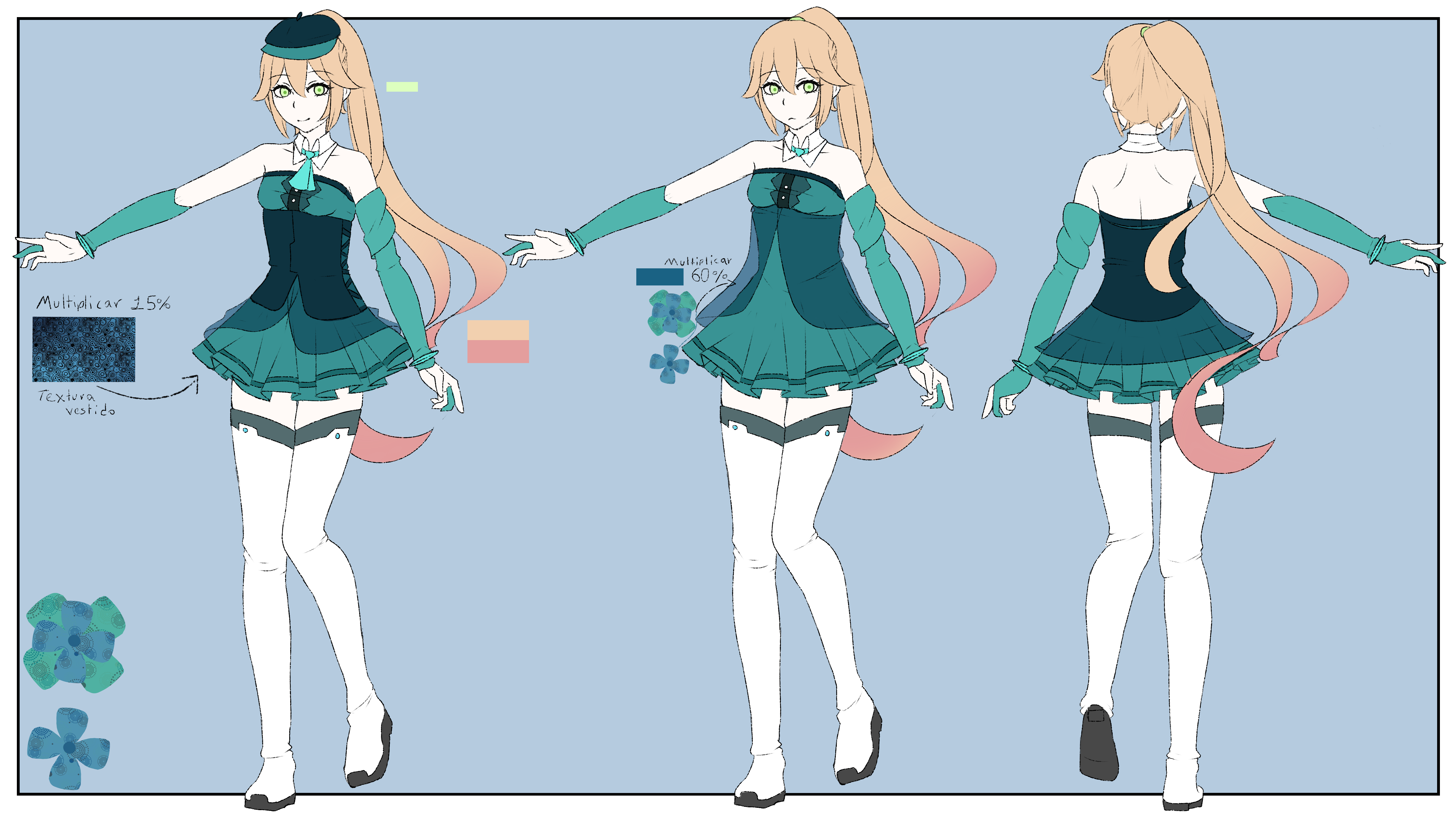 Amane Sakura- reference sheet (Utau)