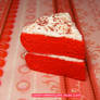 Red Velvet Cake Slice