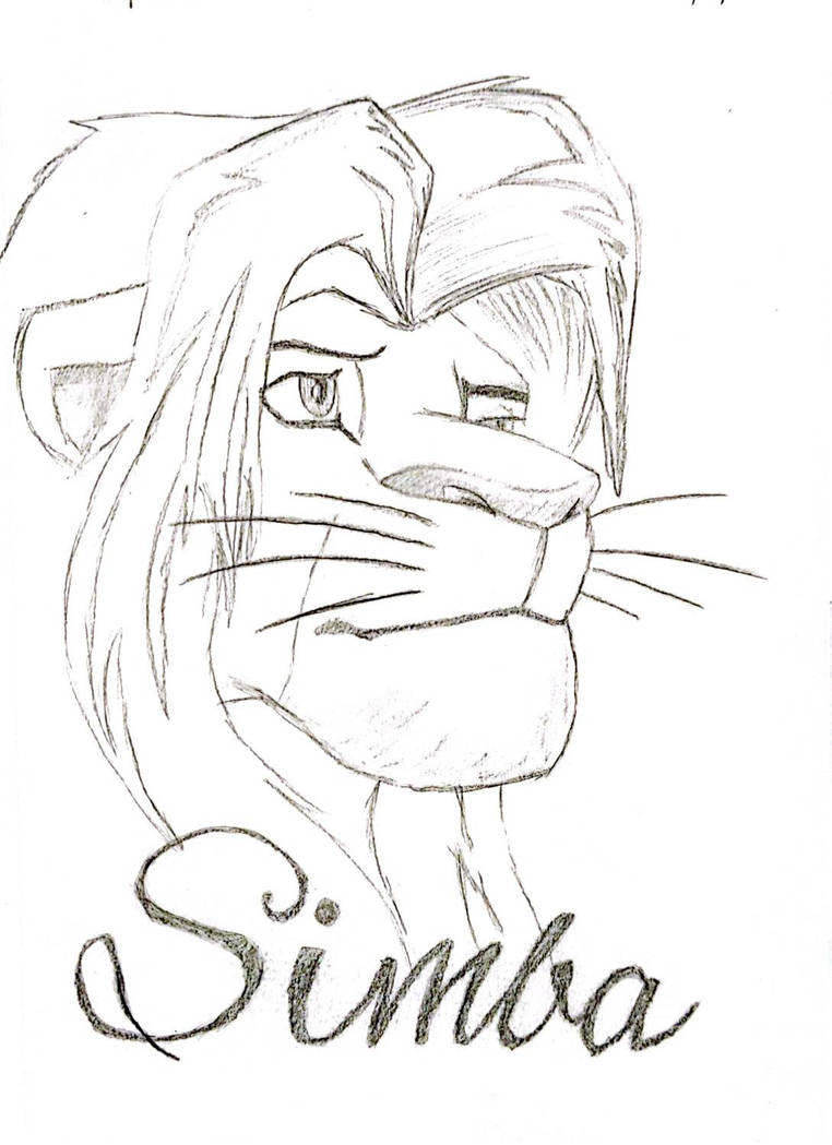 Simba sketch by MYSTERY368 on DeviantArt