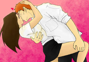Ron and Hermione - Smooch! by shango266 Ron and Hermione - Smooch! by shango266