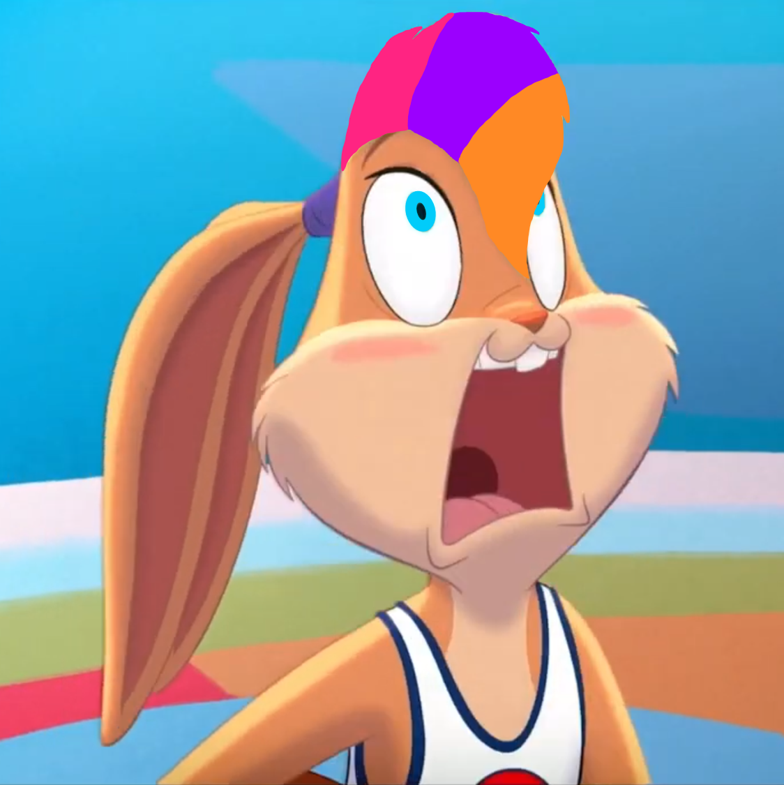 Rosey Ann Rabbit Rosy Bunny screaming by MarktheRedfox on DeviantArt