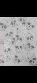 Raining skulls