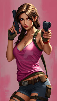 Lara Rose 4k wallpaper mobile