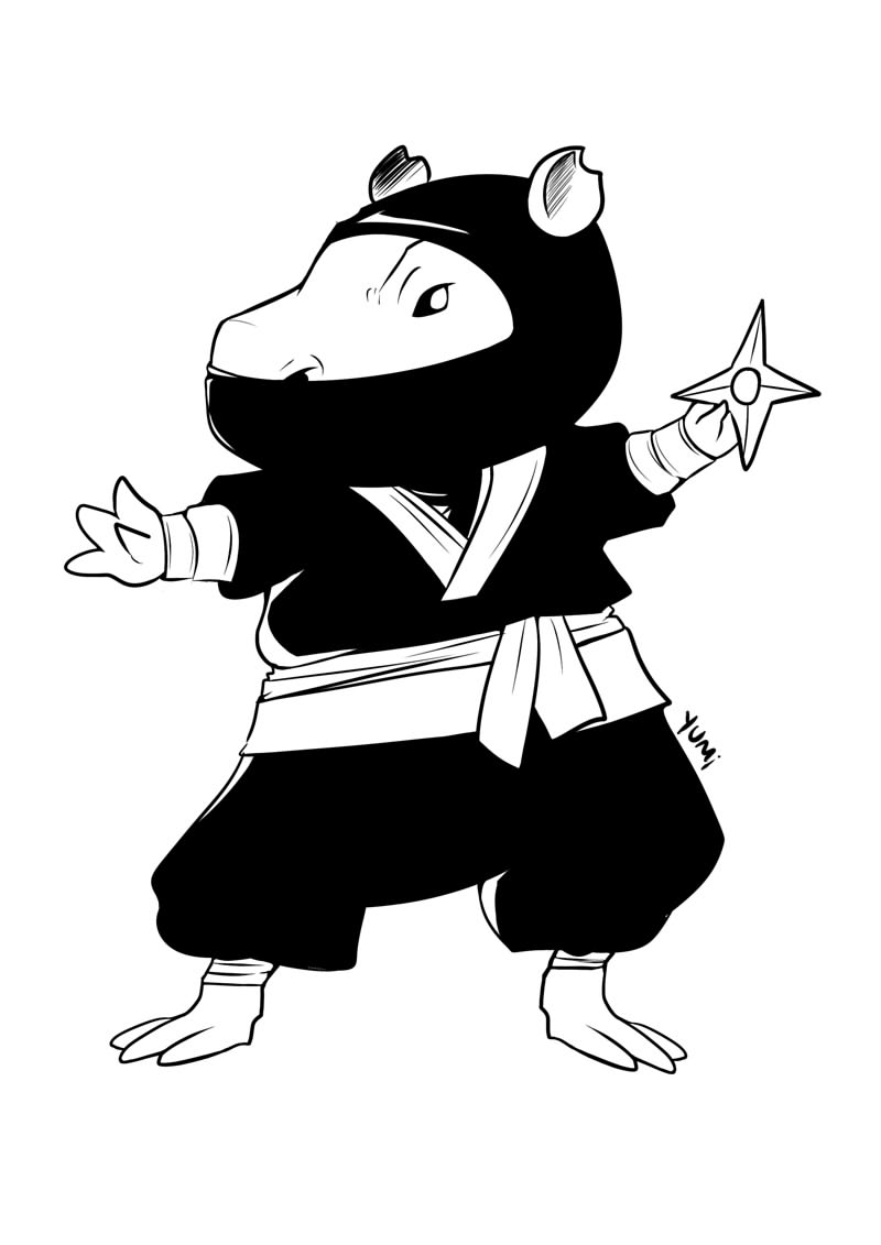 Ninja capybara