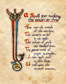 A Spell For Invoking The Power Of Three