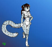 Hera the snow leopard