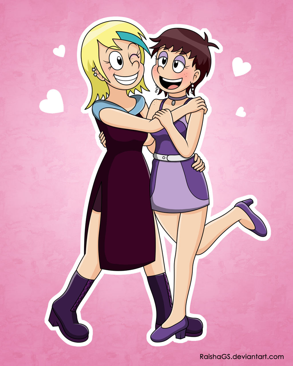 Valentine's Day - Sam Sharp x Luna Loud by RaishaGS on DeviantArt