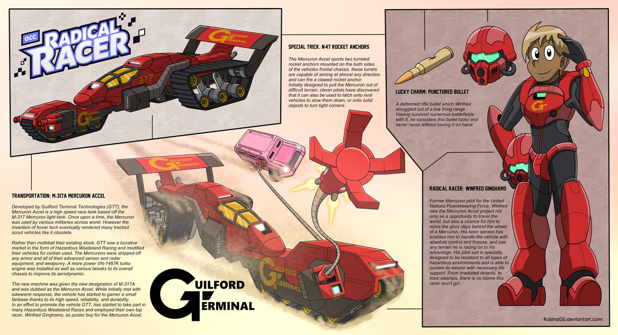 Radical Racer - Winfred and Mercuron Accel by RaishaGS on DeviantArt