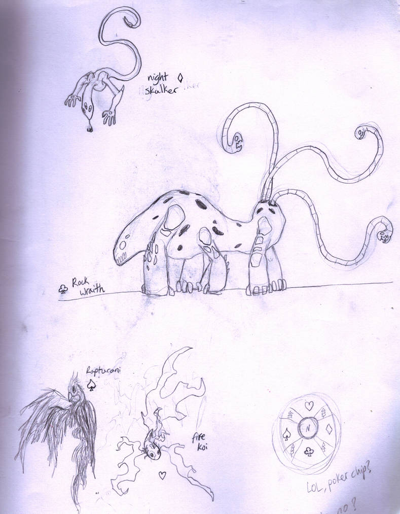 random creatures by echowisper on DeviantArt