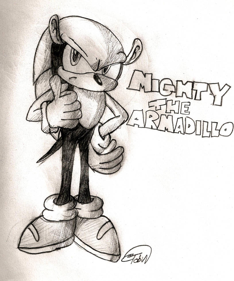 Mighty The Armadillo by StaticScar on DeviantArt