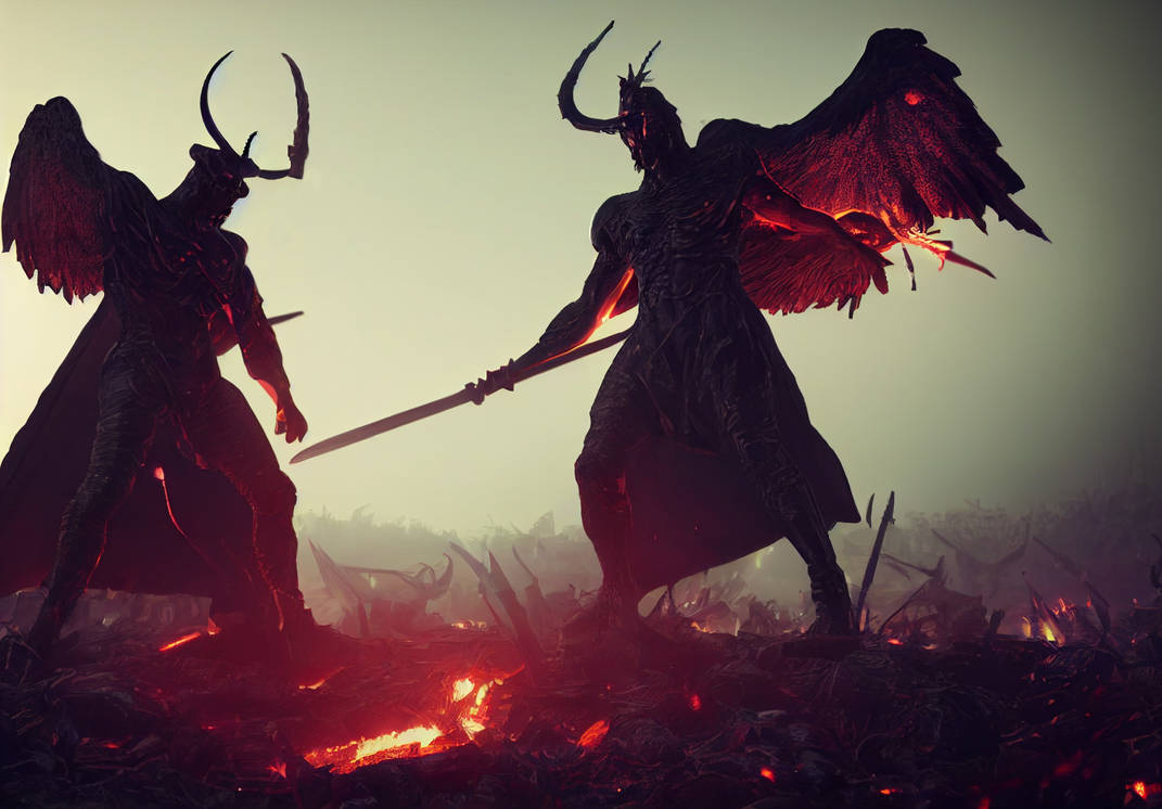 Azazel vs Lucifer by ImTdeviantarts on DeviantArt