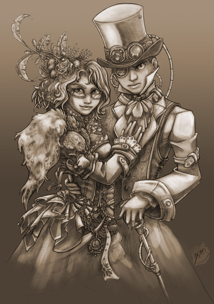 Steampunk Couple