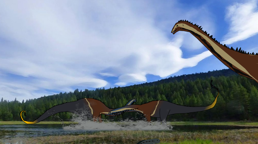 Brontosaurus Run The Life of a Brontosaurus #20 by YellowPanda2001 on DeviantArt