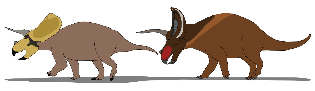 Triceratops vs Torosaurus