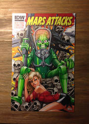 Mars Attacks New York Comic Con Sketch Cover