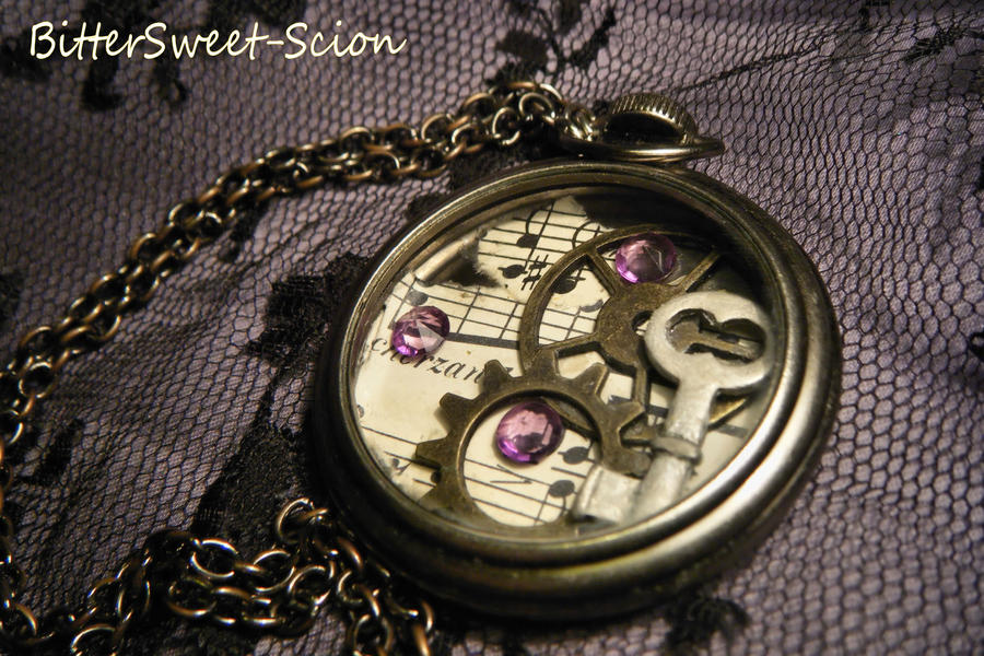 Music Pocket Watch Pendant