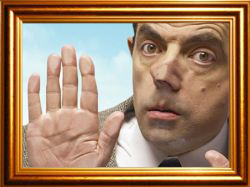 Mr. Bean in Picture frame