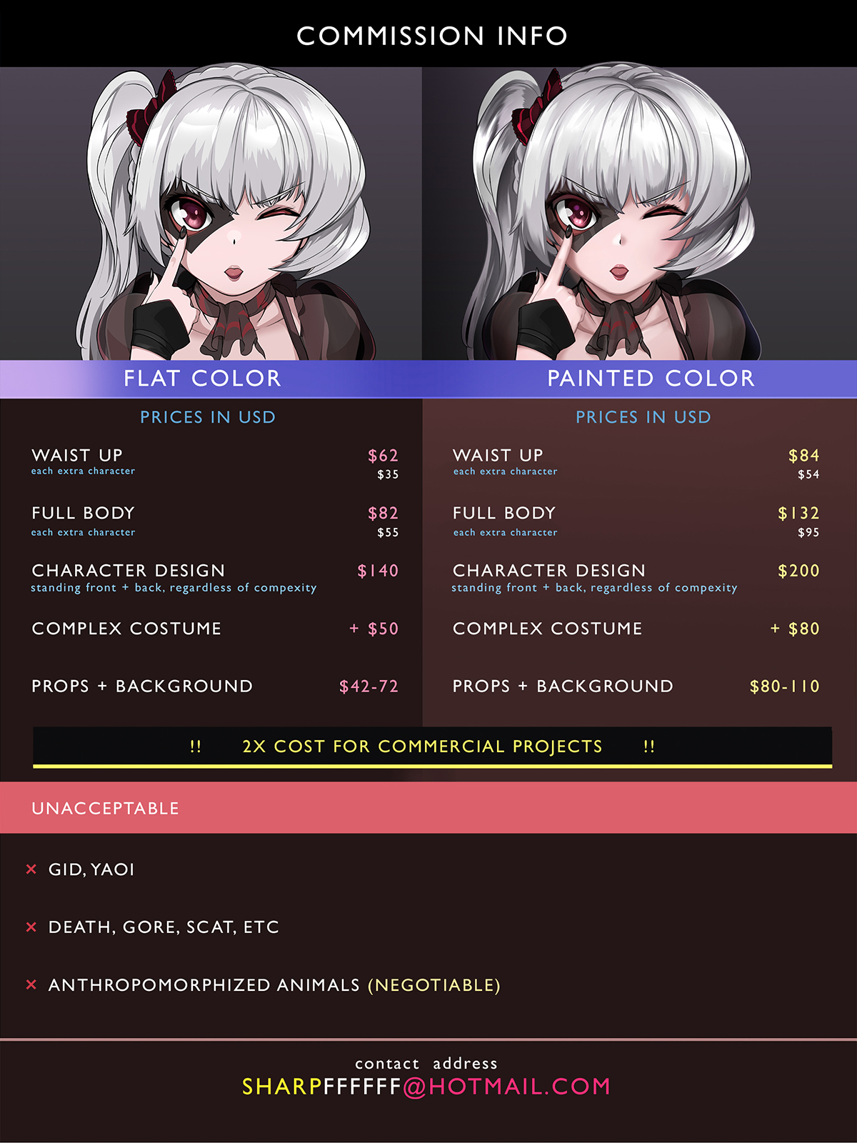 Commission Info by SharpFFFFFF on DeviantArt
