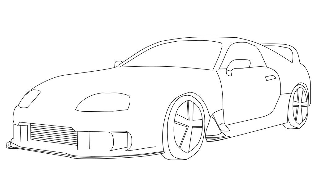 Toyota Supra Mk4 Template by k0dexd on DeviantArt